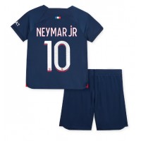 Paris Saint-Germain Neymar Jr #10 Fußballbekleidung Heimtrikot Kinder 2023-24 Kurzarm (+ kurze hosen)